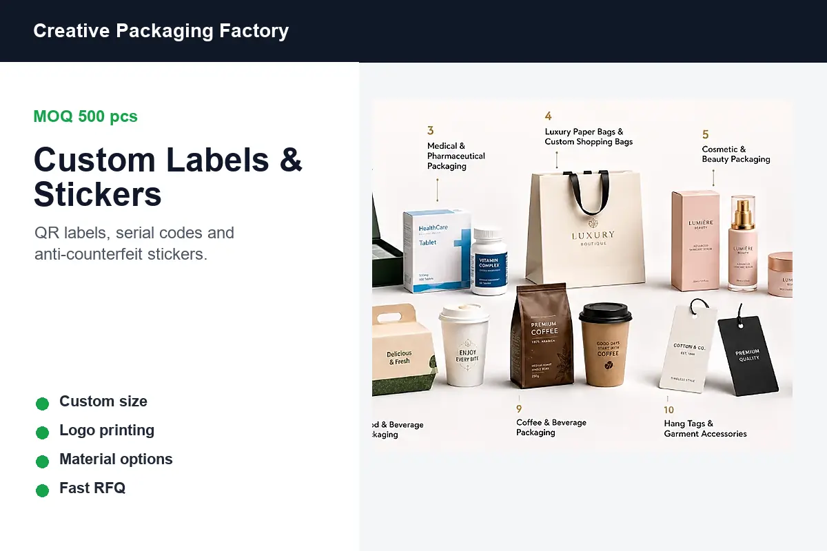 Custom Labels & Anti-counterfeit Stickers