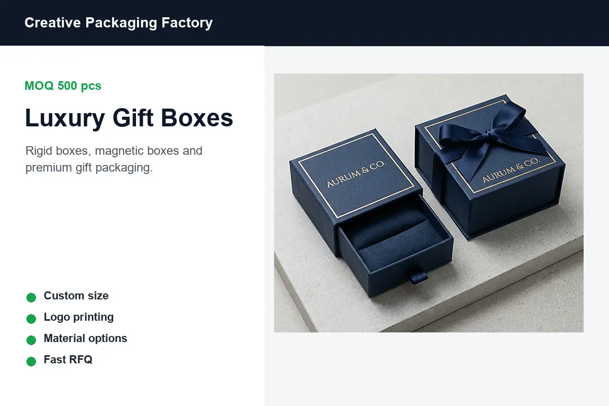 luxury gift boxes manufacturer
